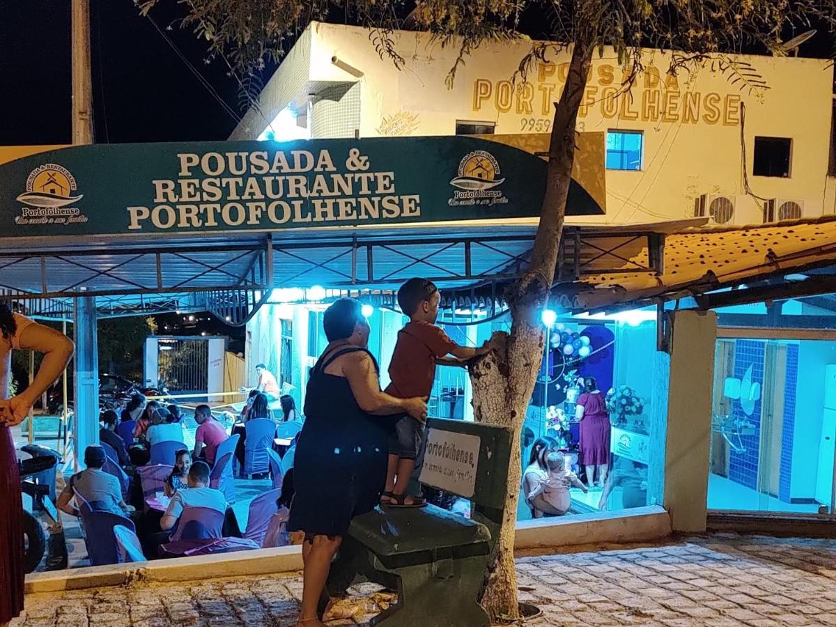 Pousada E Restaurante Portofolhense Porto da Folha Esterno foto
