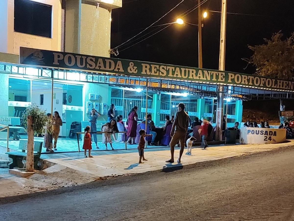 Pousada E Restaurante Portofolhense Porto da Folha Esterno foto